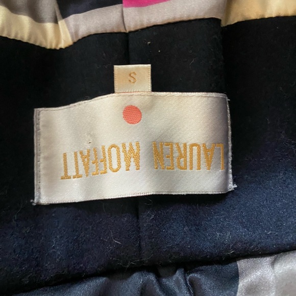 Lauren Moffatt navy with gold detail jacket size small - Picture 5 of 6